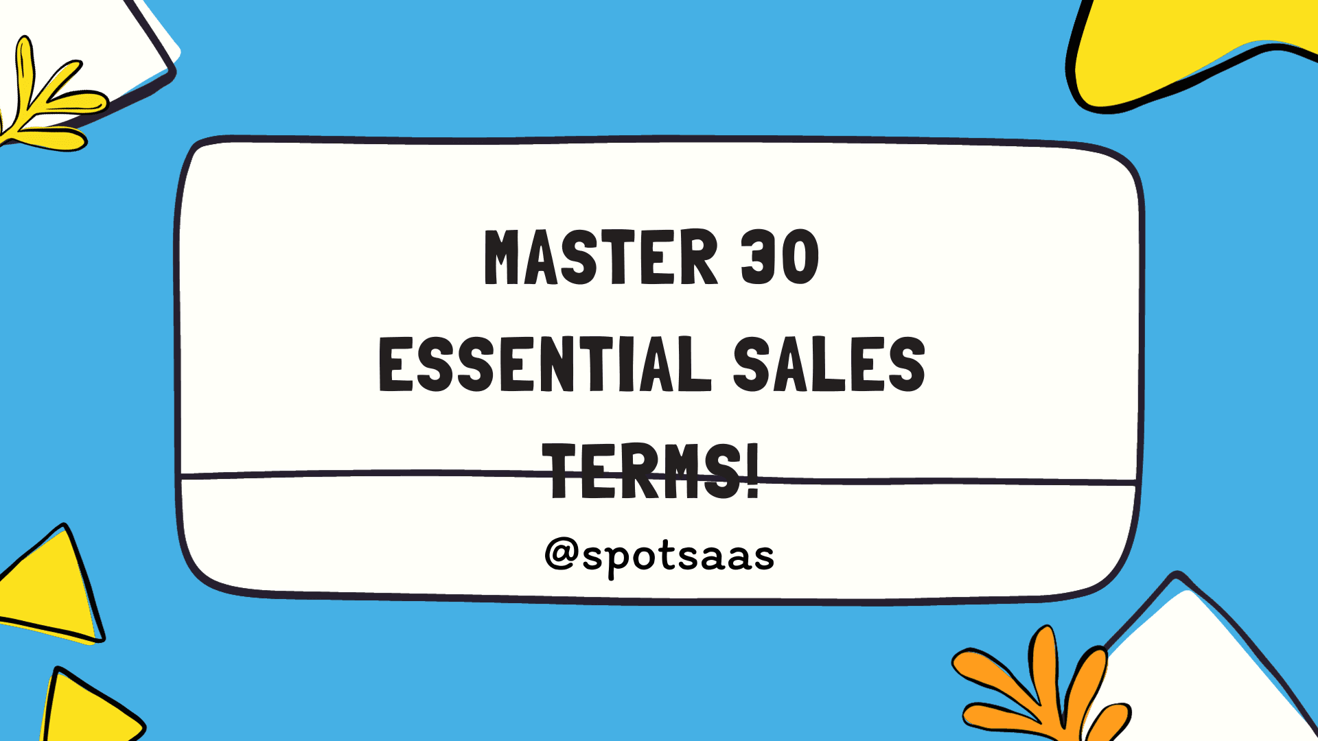 30 Essential Sales Terms for Professionals