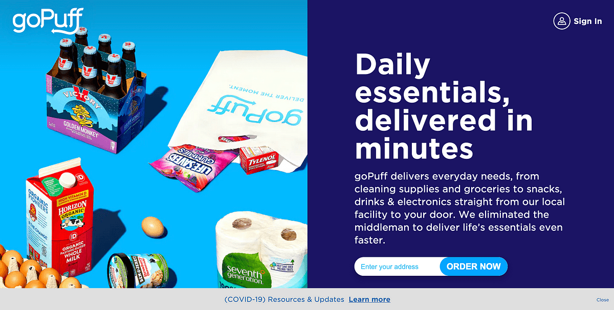 GoPuff Review – Fast Food and Alcohol Delivery Service in 30 Minutes or Less in 2026