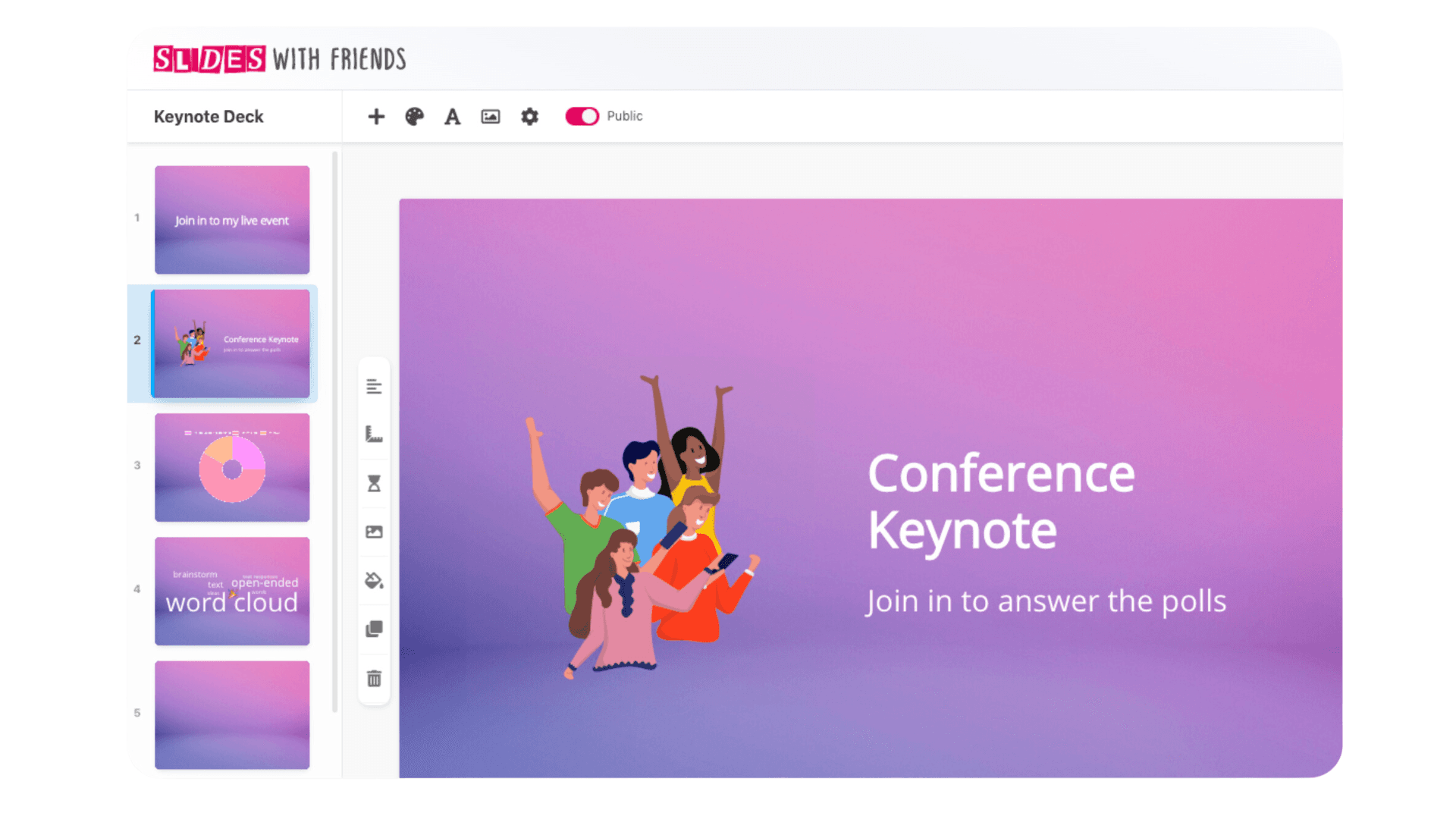 Use Slides with Friends to Create Interactive Slides