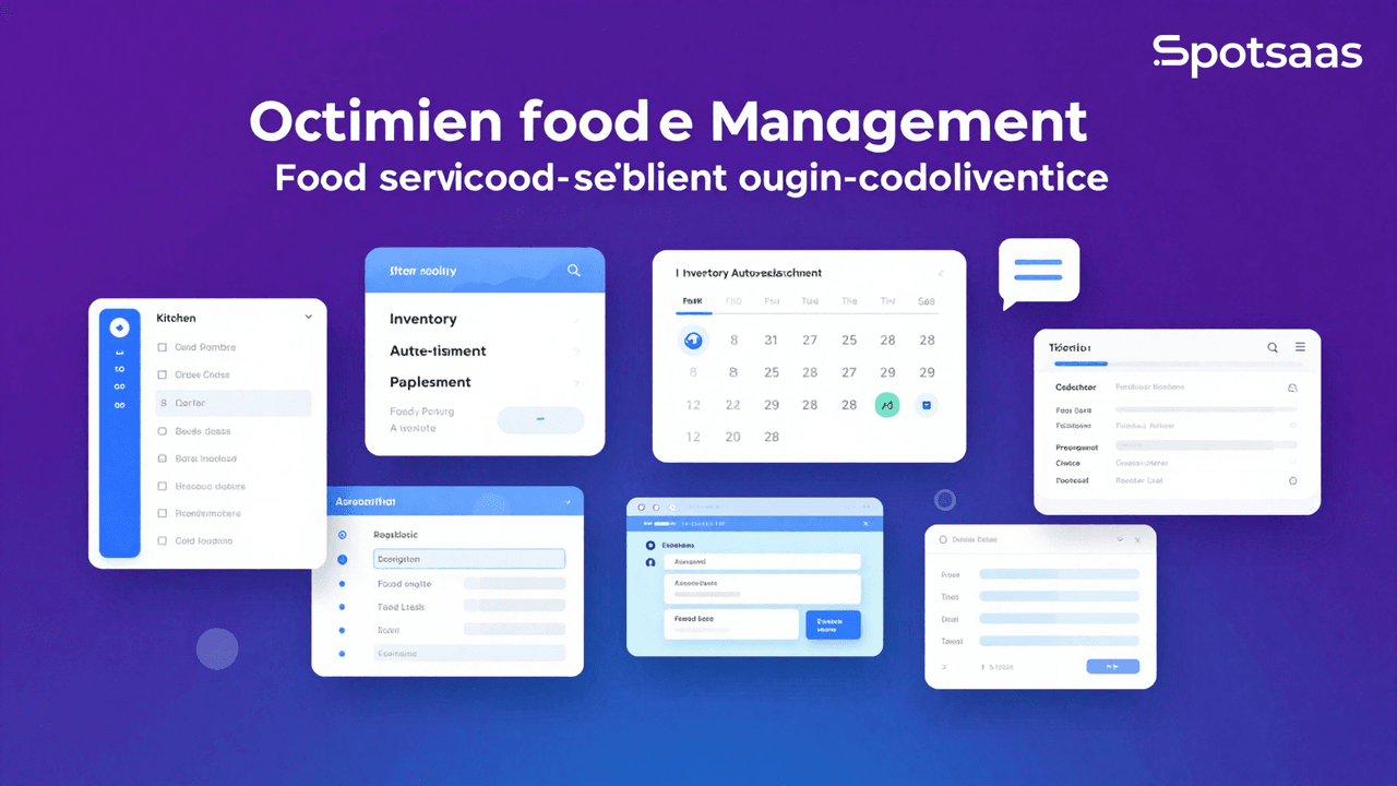 Optimizing Food Service Management with Automation and Digital Solutions