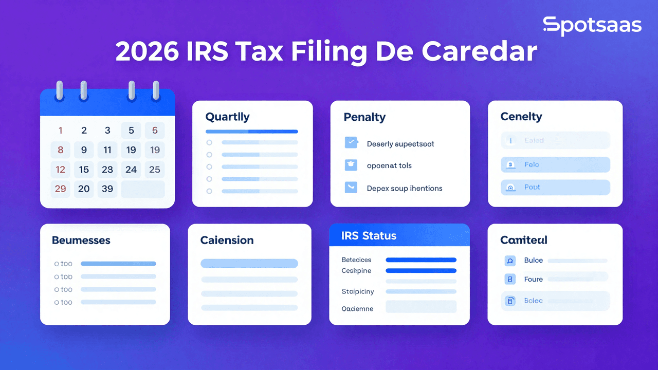 Tax Filing Deadlines 2026: Full IRS Calendar for Individuals & Businesses