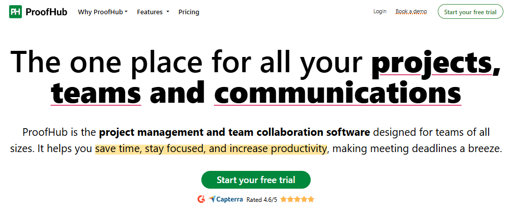 ProofHub saas