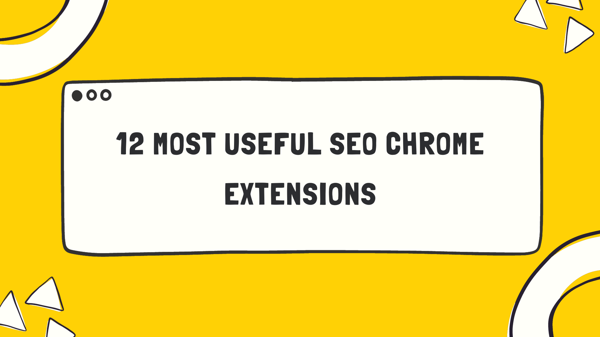 SEO Chrome Extensions