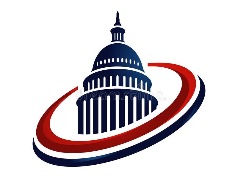 creative simple american capitol building vector logo design creative simple american capitol building vector logo design 158040956