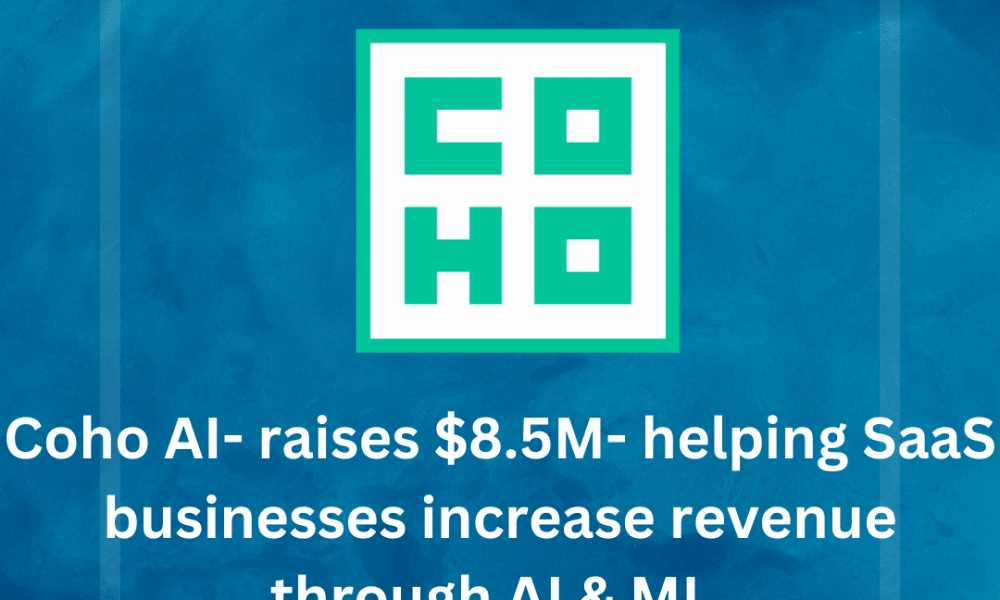 Coho AI, a product-led revenue platform, secured $8.5 million in a seed funding round