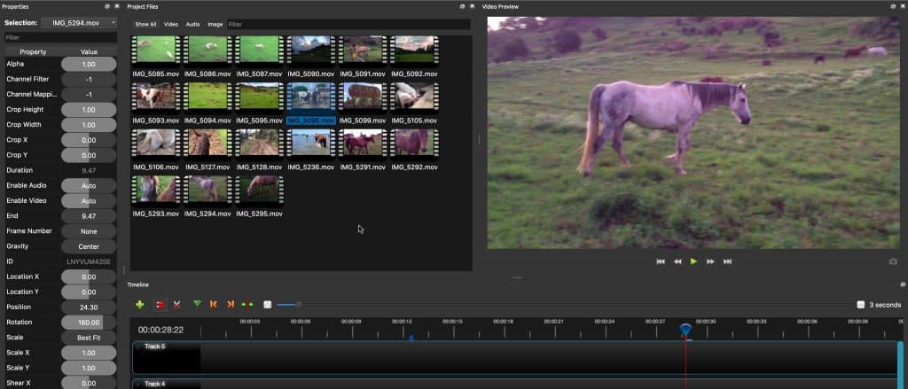 Openshot - Video editing software