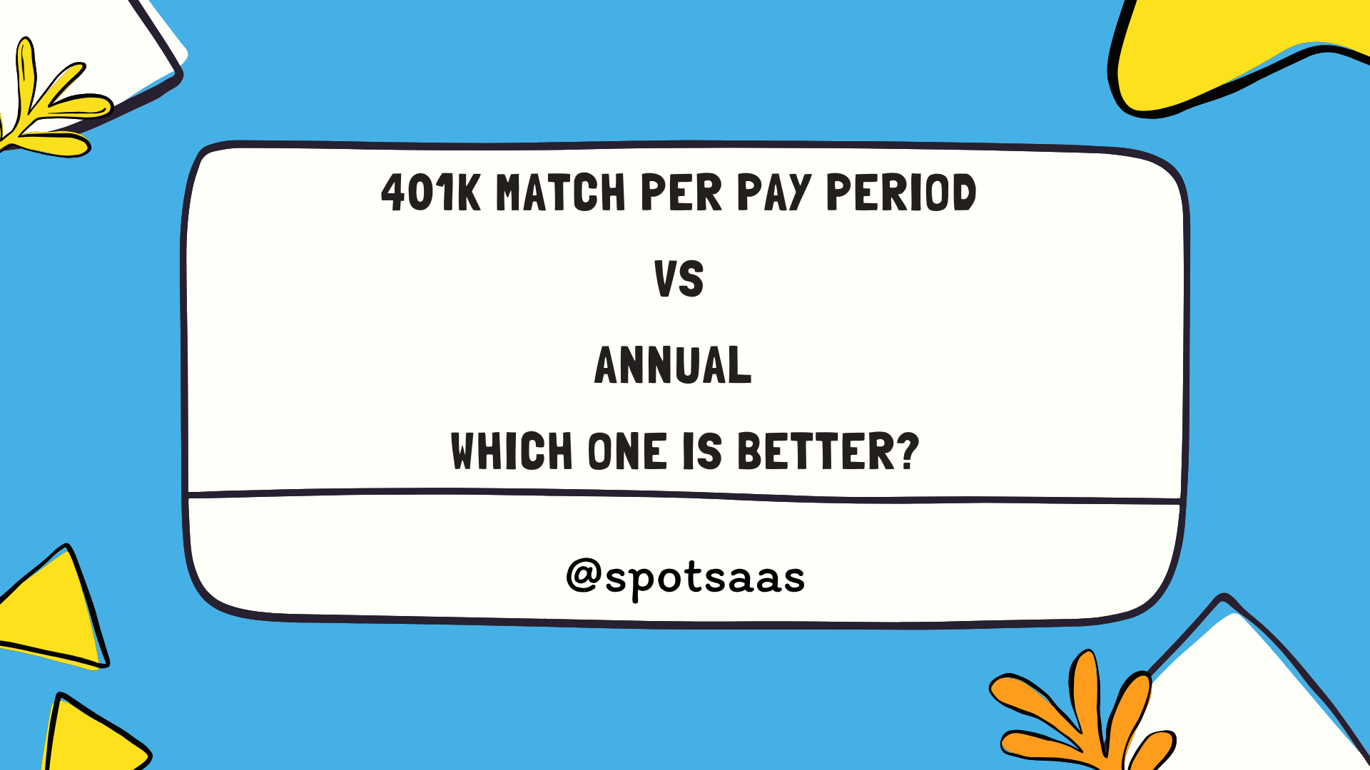 401k Match Per Pay Period vs Annual