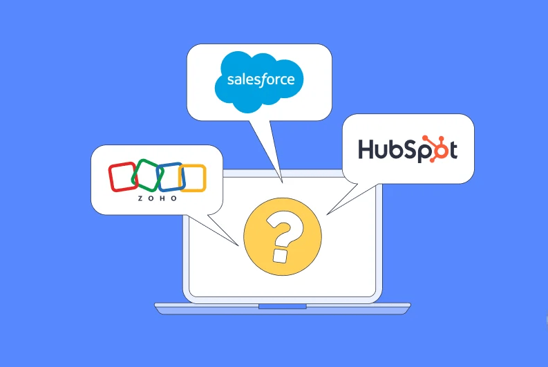 Hubspot, Salesforce and Zoho