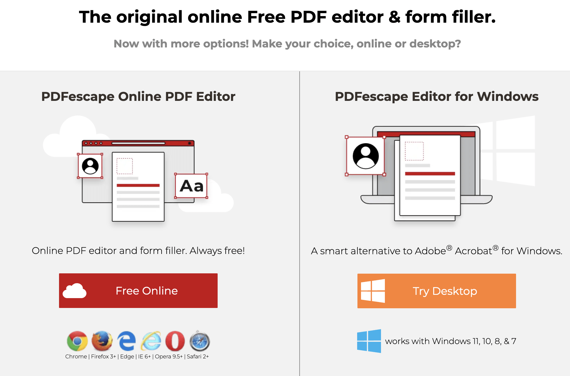 PDFescape Features