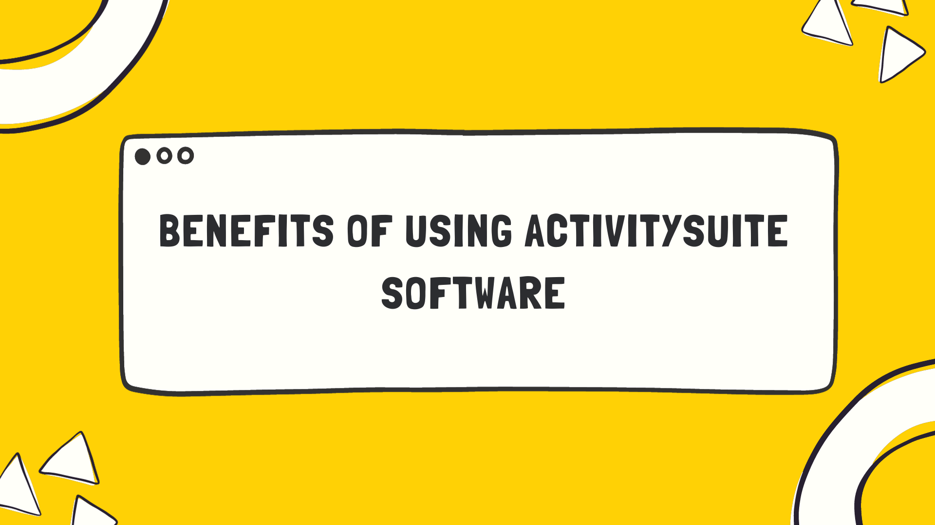 activitysuite software