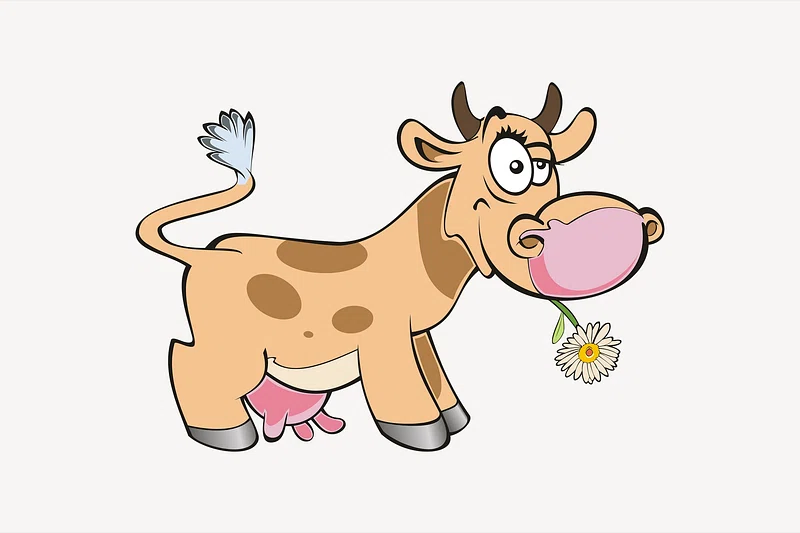 cartoon cow 