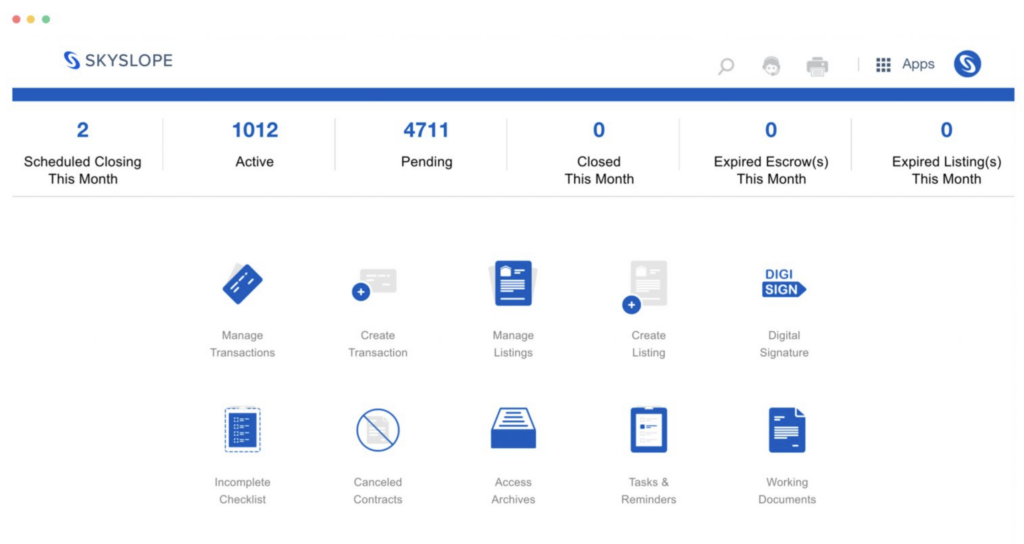 Skyslope Real Estate Transaction Management Software