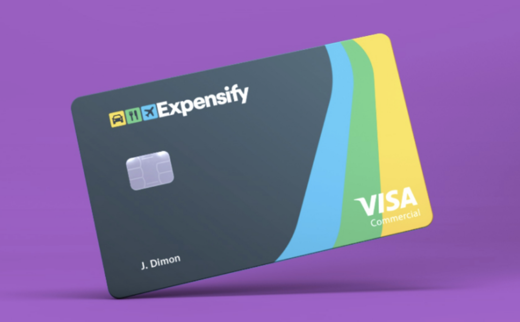 Business credit card of Expensify Software
