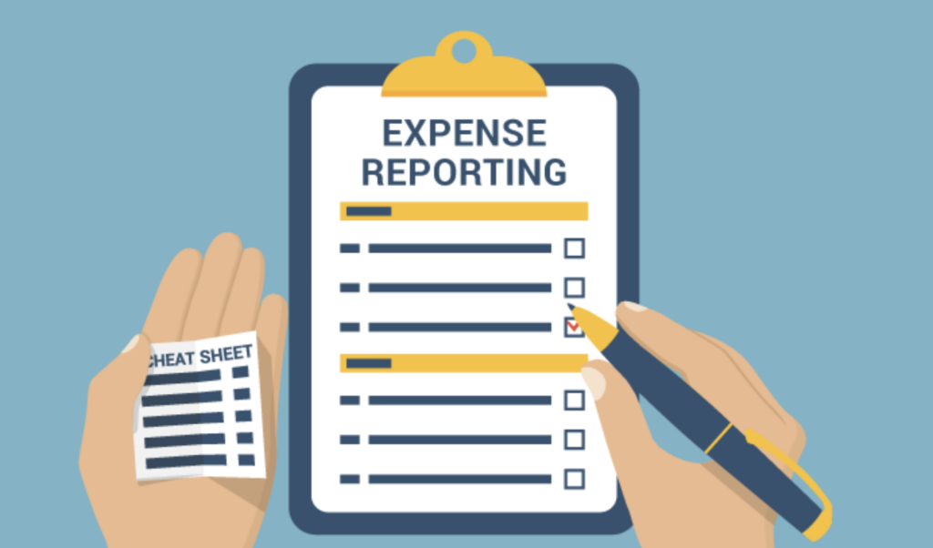 Including all relevant receipts when creating an expense report