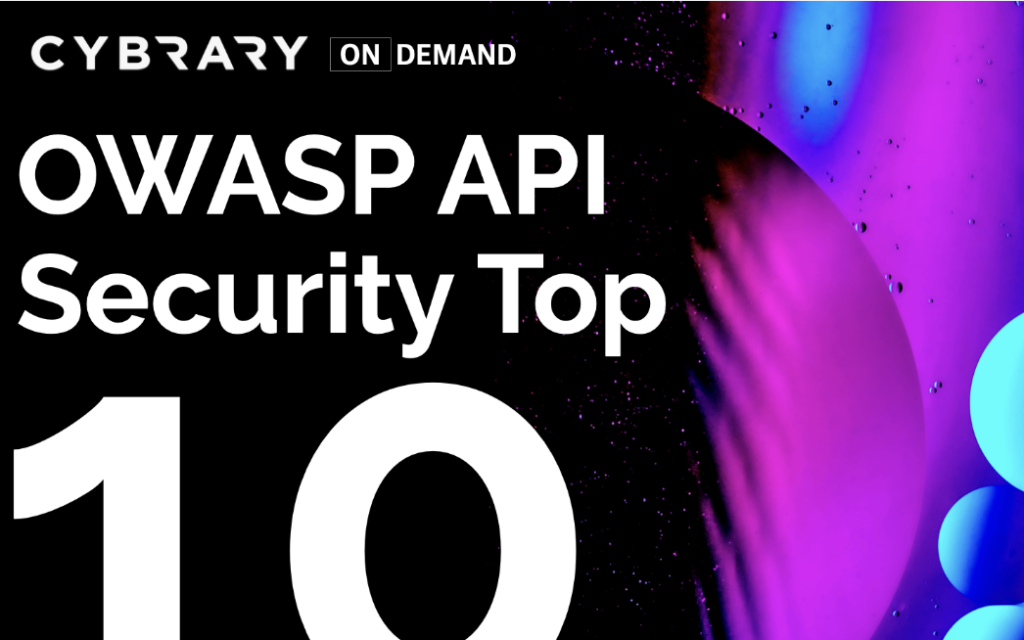 Cybrary's OWASP Top 10 course 