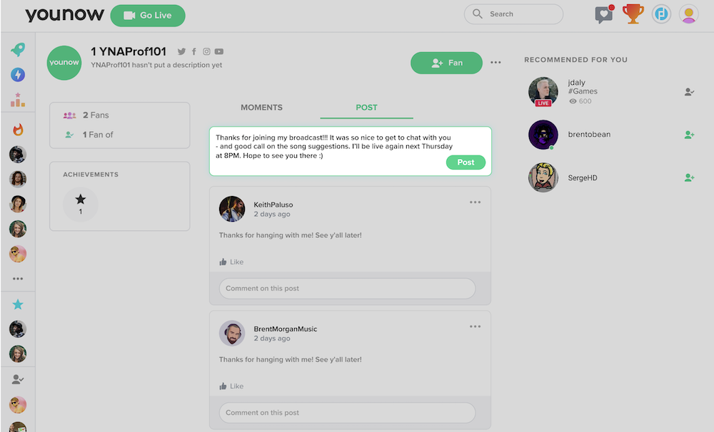 YouNow: Live Stream, Chat, and Broadcast on the Best App for Live Video 3 YouNow