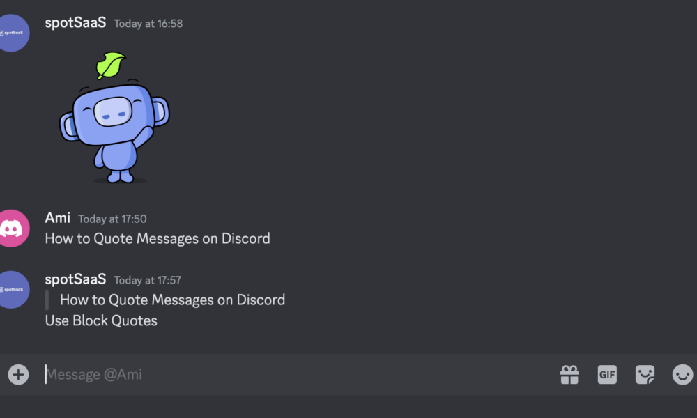Discord quote