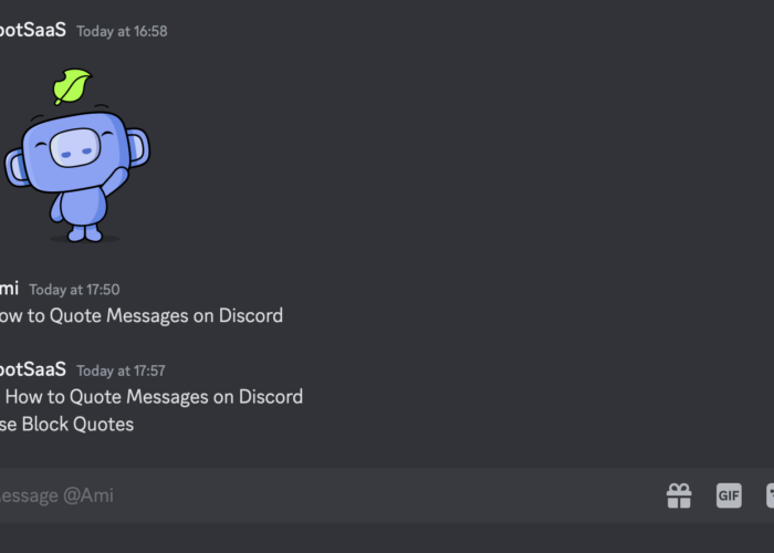 Discord quote