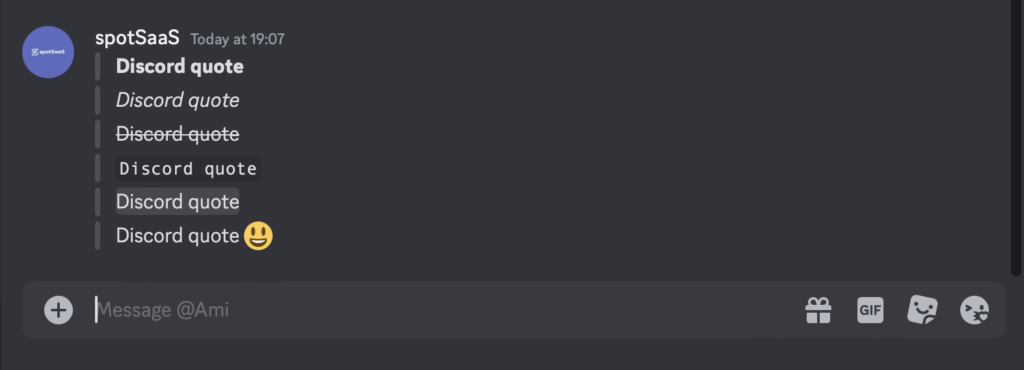 Discord quotes