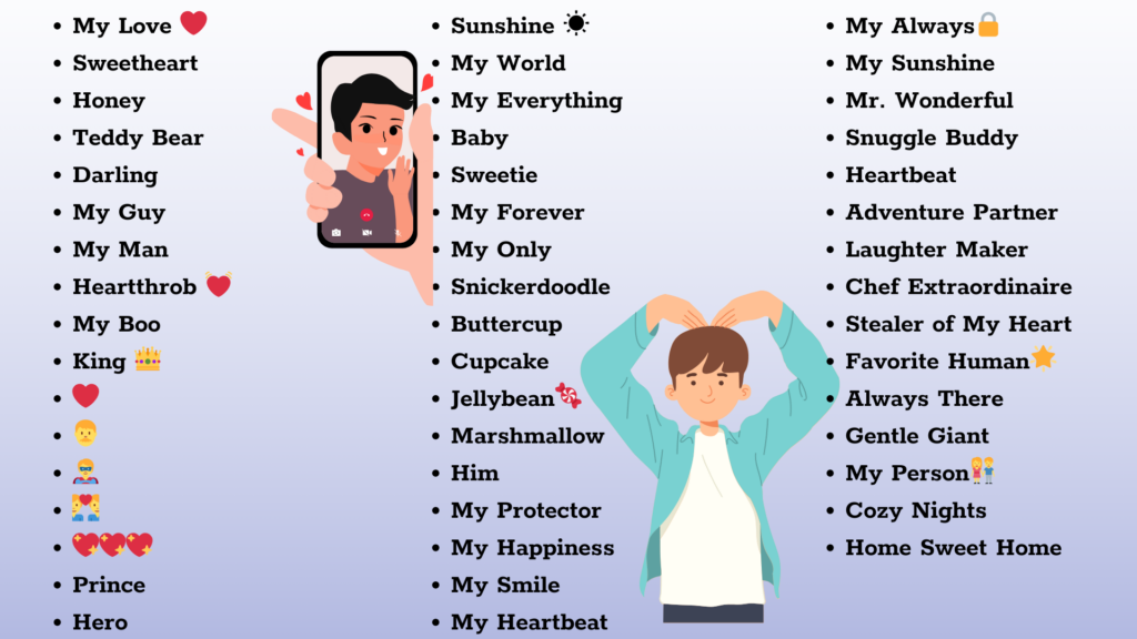 Contact Names For Your Boyfriend